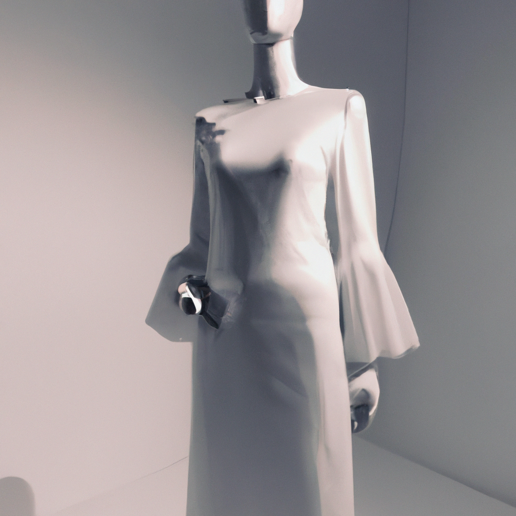 Editorial runway-style monochrome fashion spread